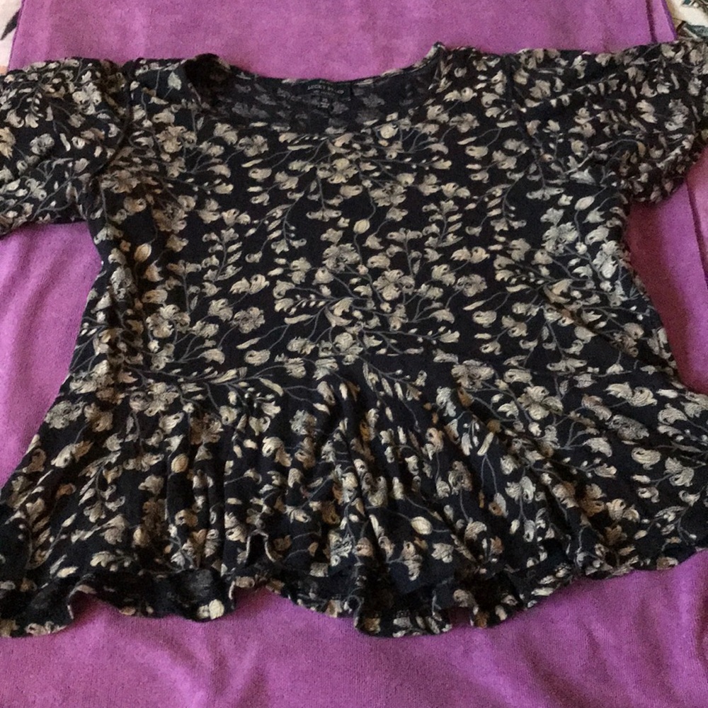Lucky brand peplum top